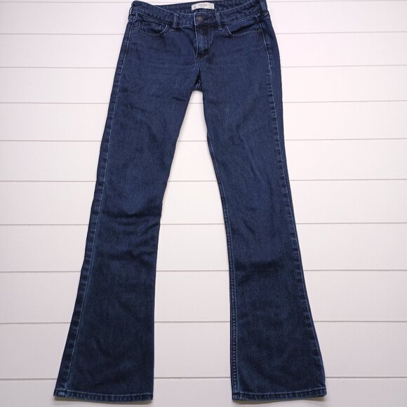 Abercrombie & Fitch Dark Wash Flare Jeans Women’s 4R W27 L33 - Picture 2 of 10